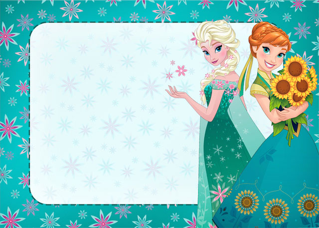 convite frozen Fever