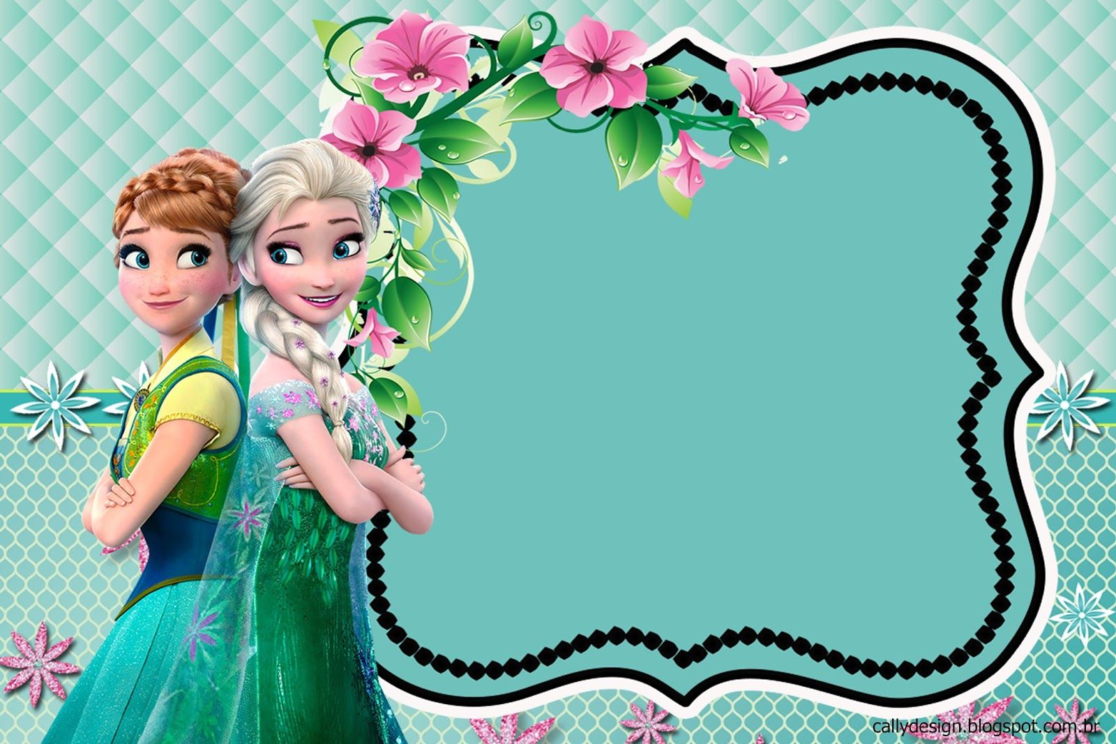 Convite Virtual - TEMA: Frozen 