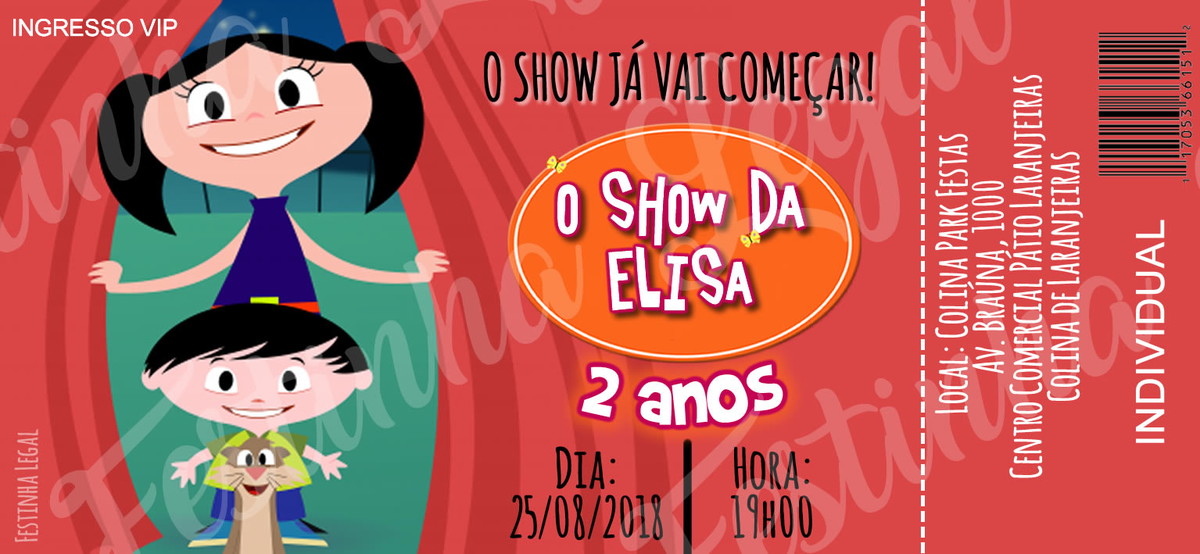 convite show da Luna Online