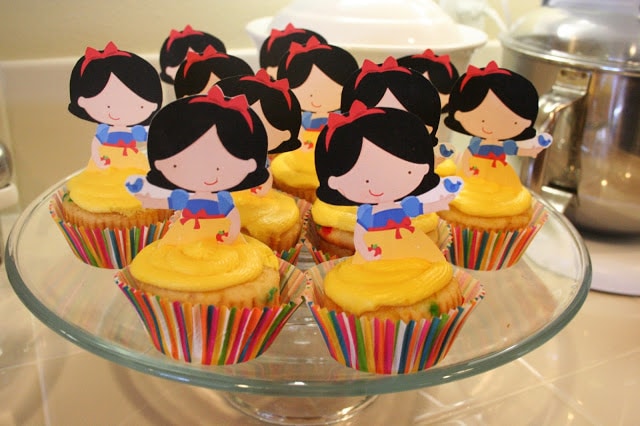 cupcake branca de neve Baby