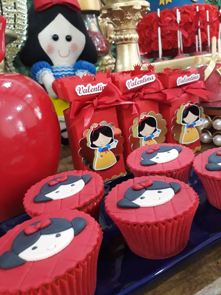 cupcake branca de neve Baby