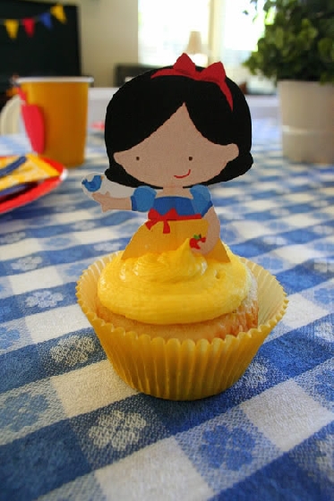 cupcake branca de neve Baby