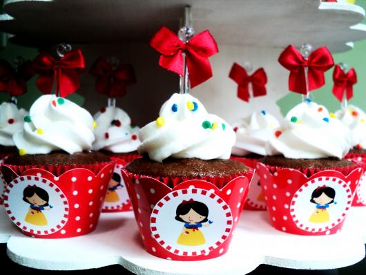 cupcake branca de neve Baby