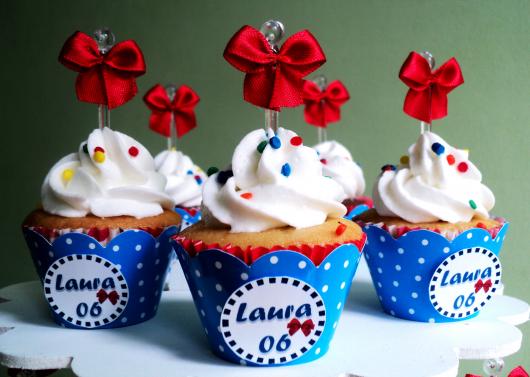 cupcake branca de neve Chantilly