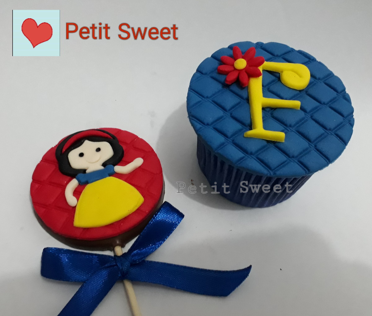 cupcake branca de neve Personalizado