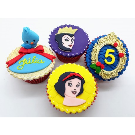 cupcake branca de neve Personalizado