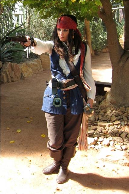 fantasia jack sparrow Feminina