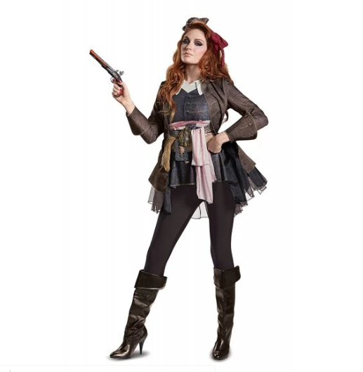 fantasia jack sparrow Feminina