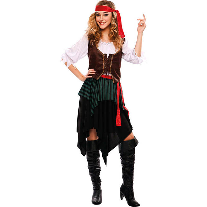 fantasia jack sparrow Feminina