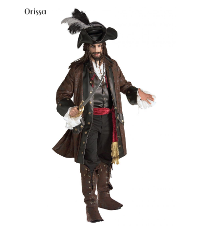 fantasia jack sparrow Luxo