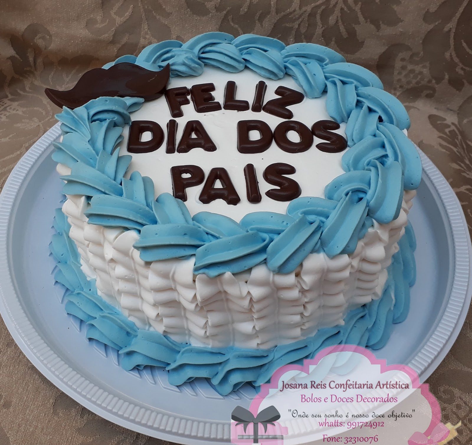 bolo dia dos pais Chantilly