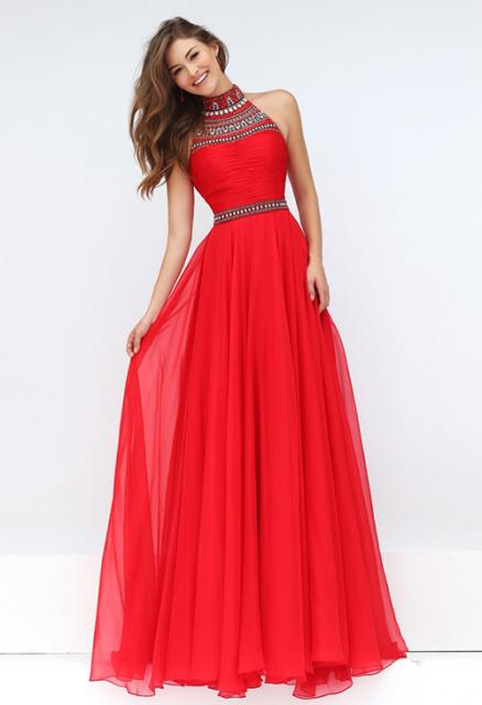 vestido de formatura Vermelho