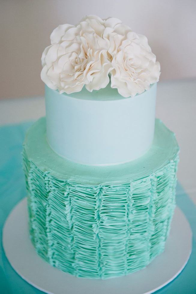 bolo azul tiffany De Casamento