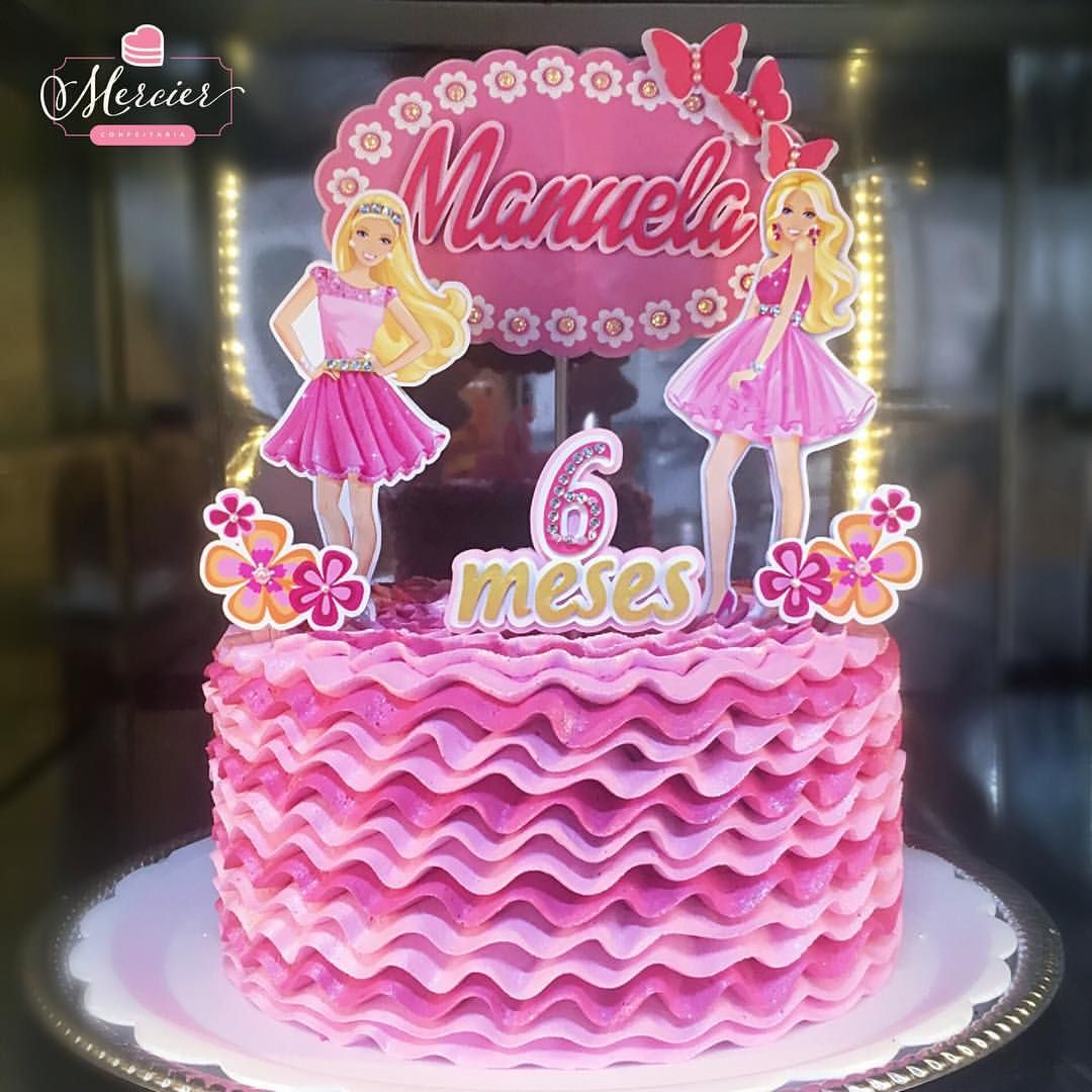 bolo de aniversario infantil Barbie