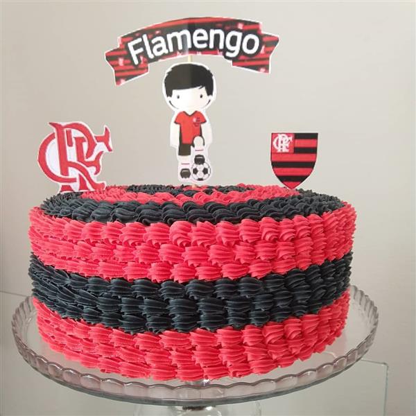 bolo de aniversario infantil Flamengo