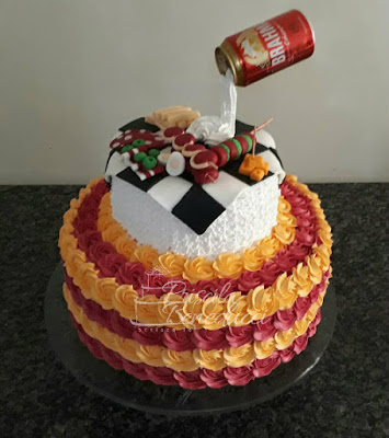 Bolo de Aniversário Masculino Cerveja