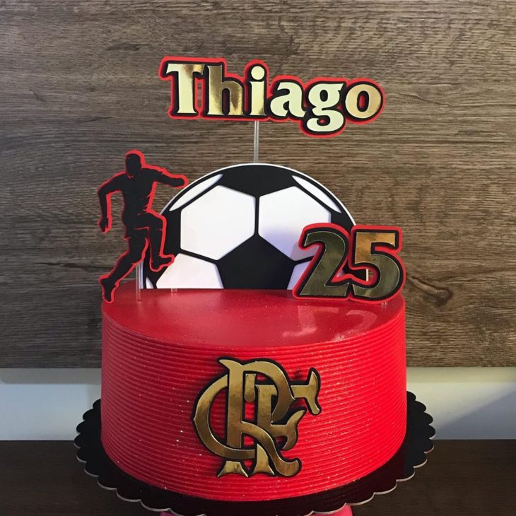 Bolo de Aniversário Masculino Flamengo