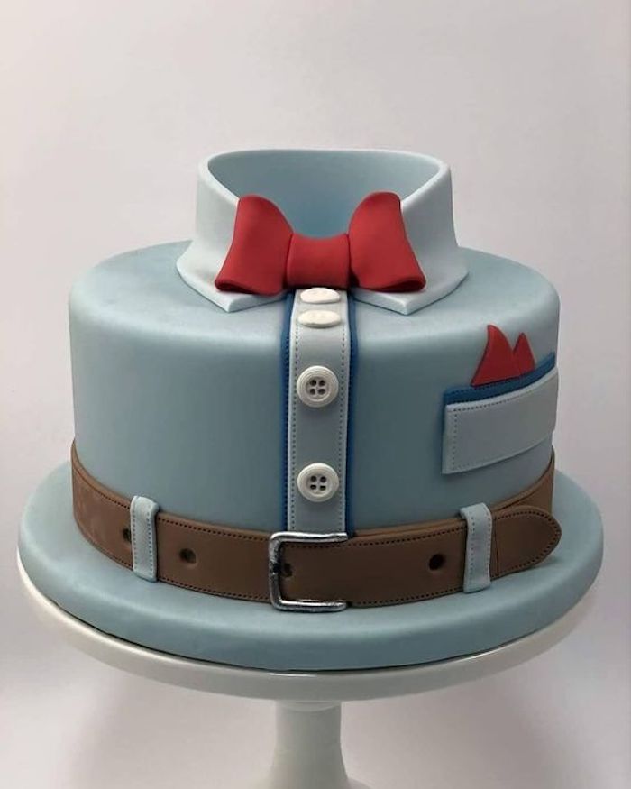 Bolo de Aniversário Masculino Pasta Americana