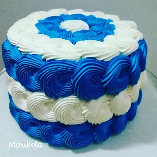 Bolo de Aniversário Masculino Redondo