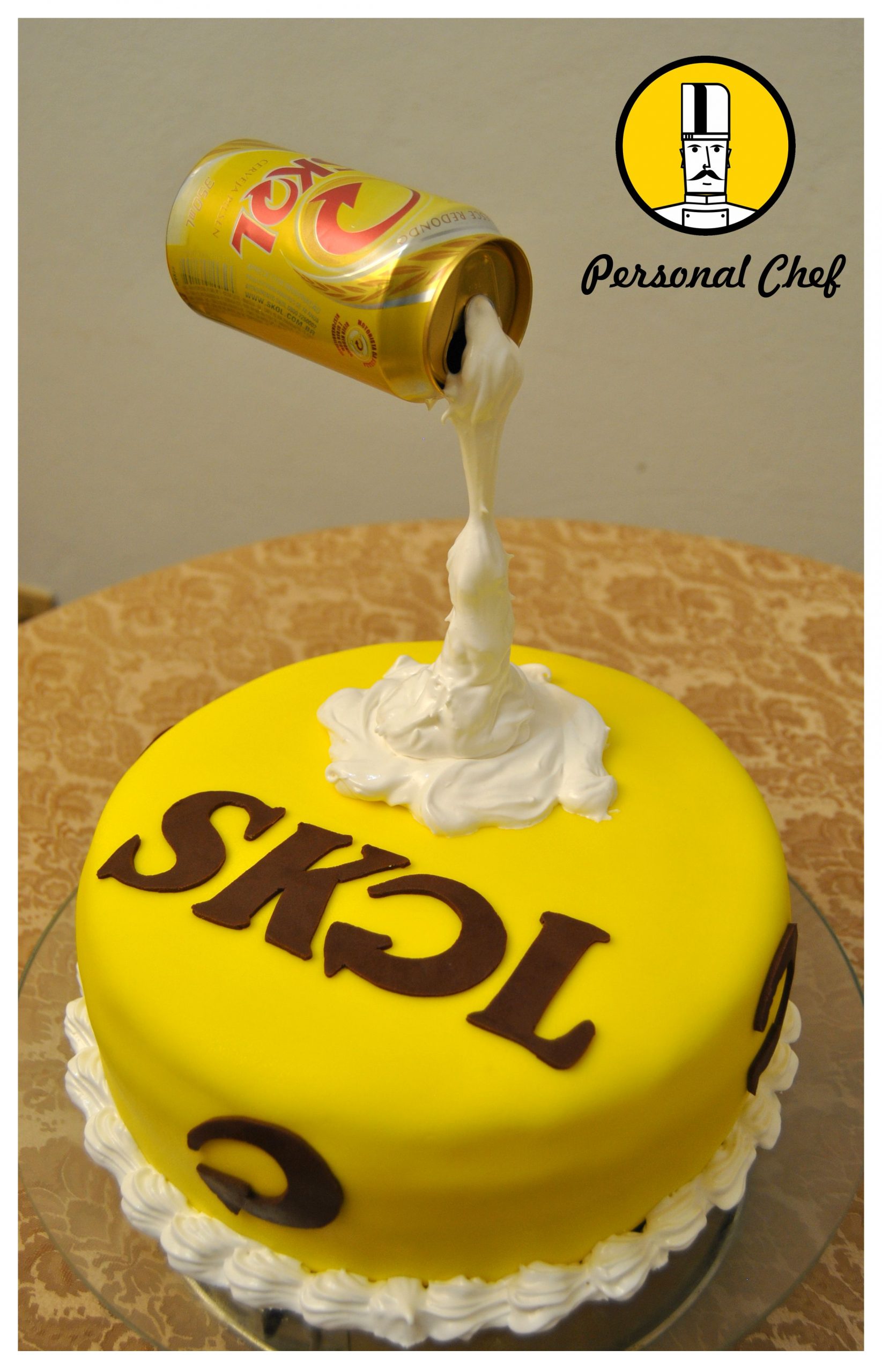 Bolo de Aniversário Masculino Skol