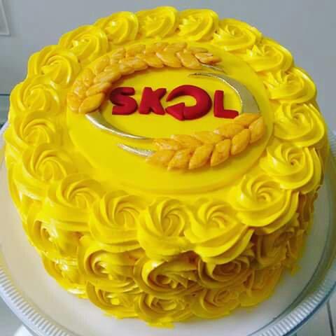 Bolo de Aniversário Masculino Skol