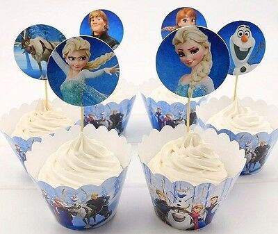 cupcake da frozen Elsa