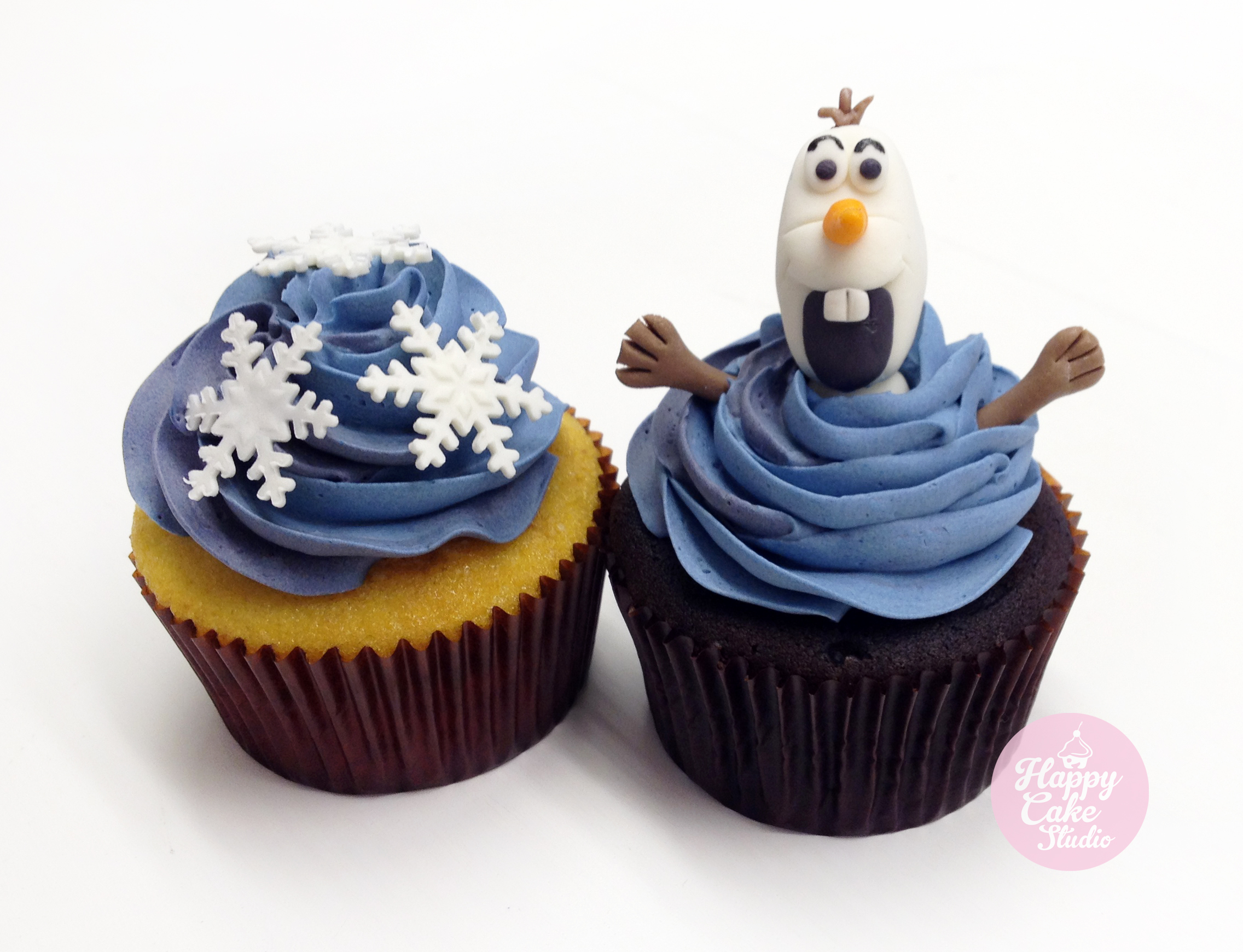 cupcake da frozen Olaf