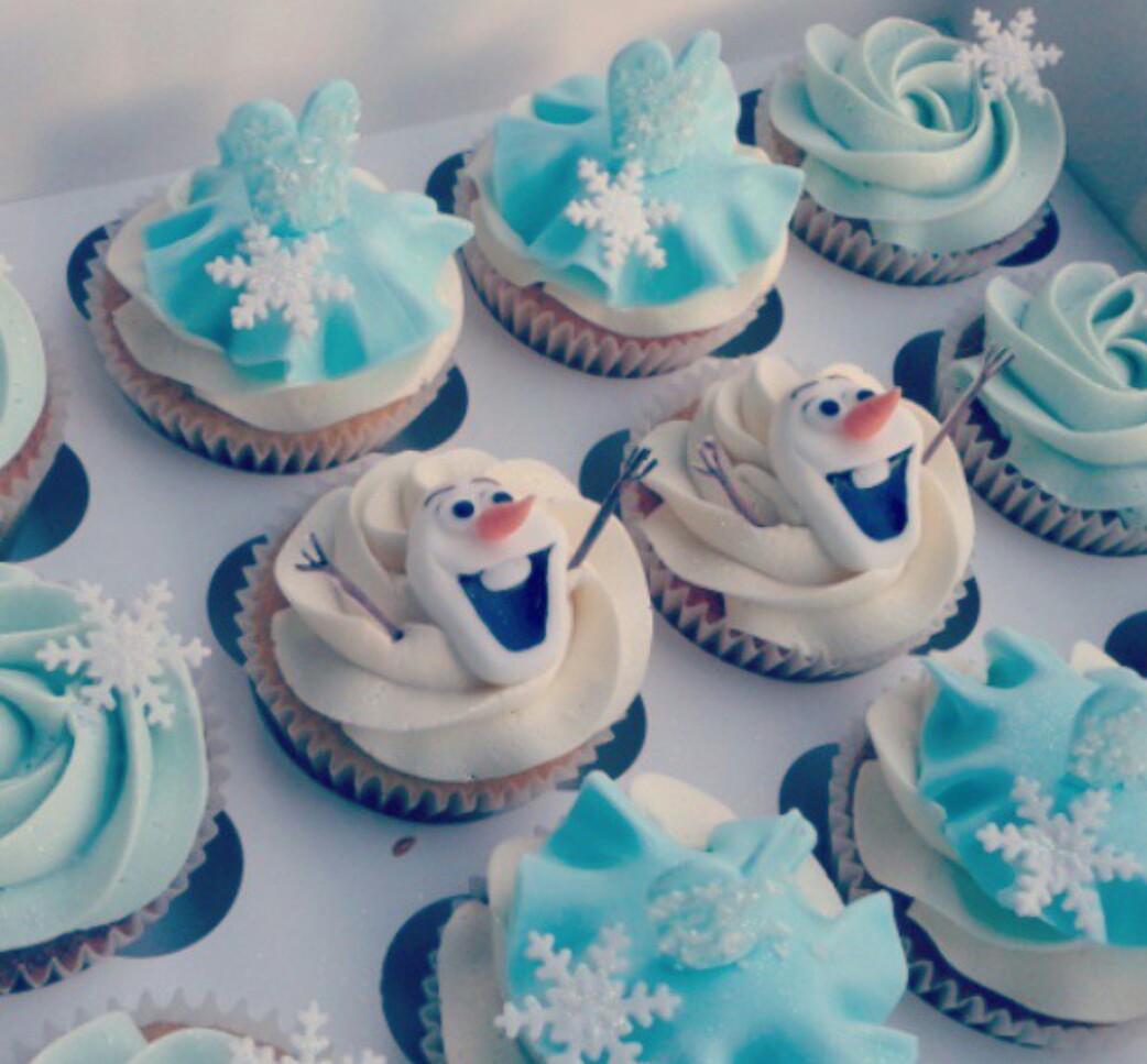 cupcake da frozen Olaf