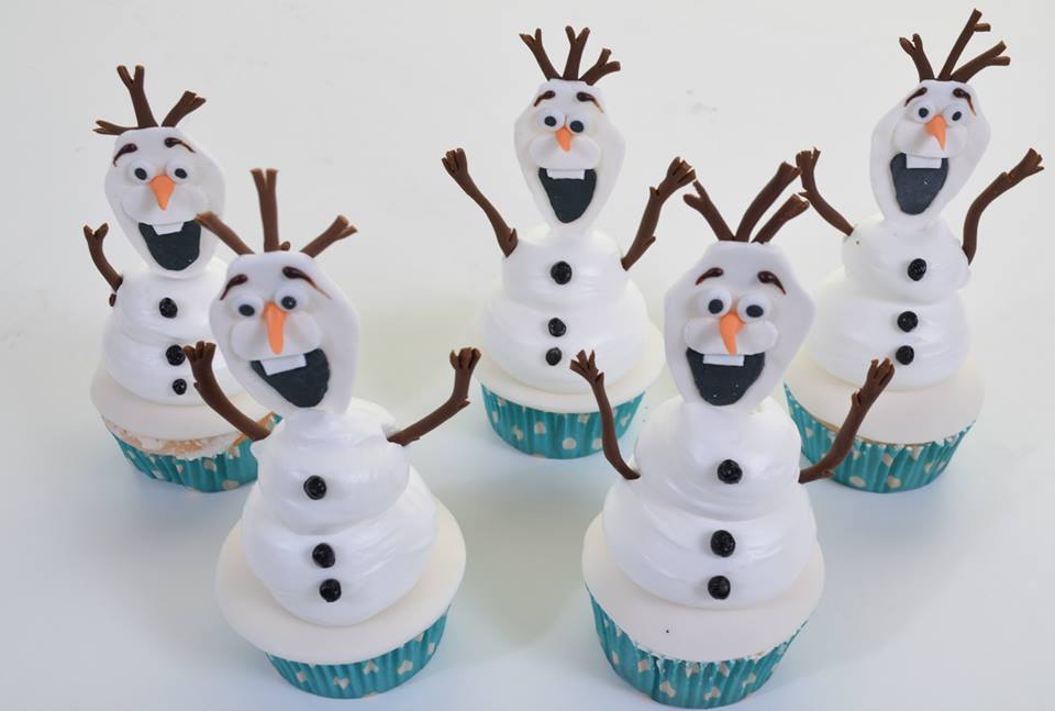 cupcake da frozen Olaf