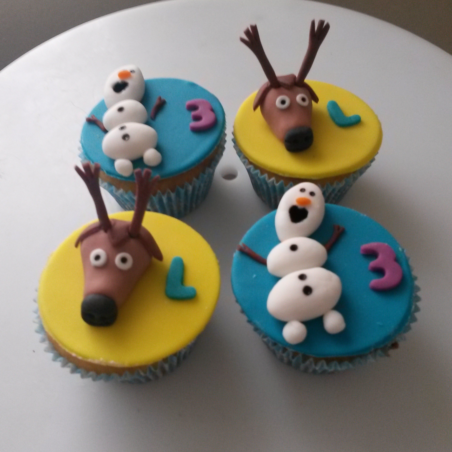 cupcake da frozen Pasta Americana