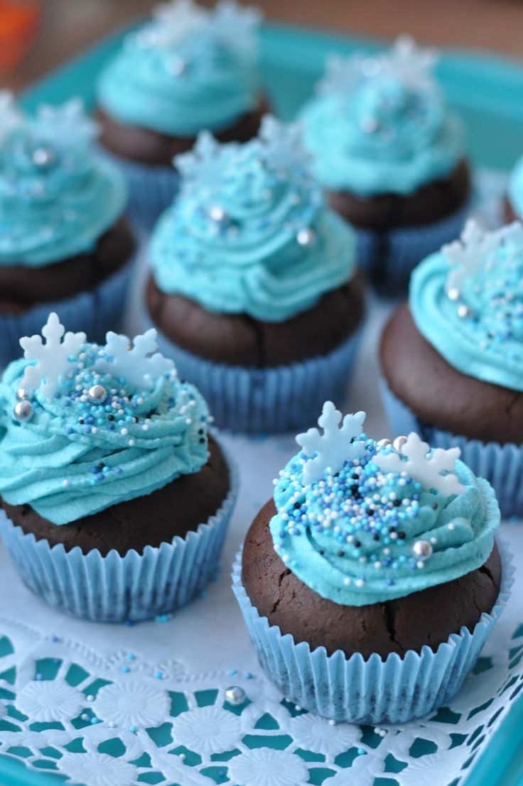 cupcake da frozen Simples