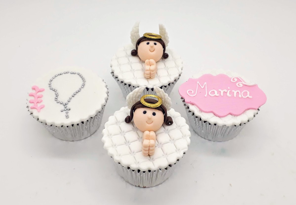 Cupcake Para Batizado Personalizado