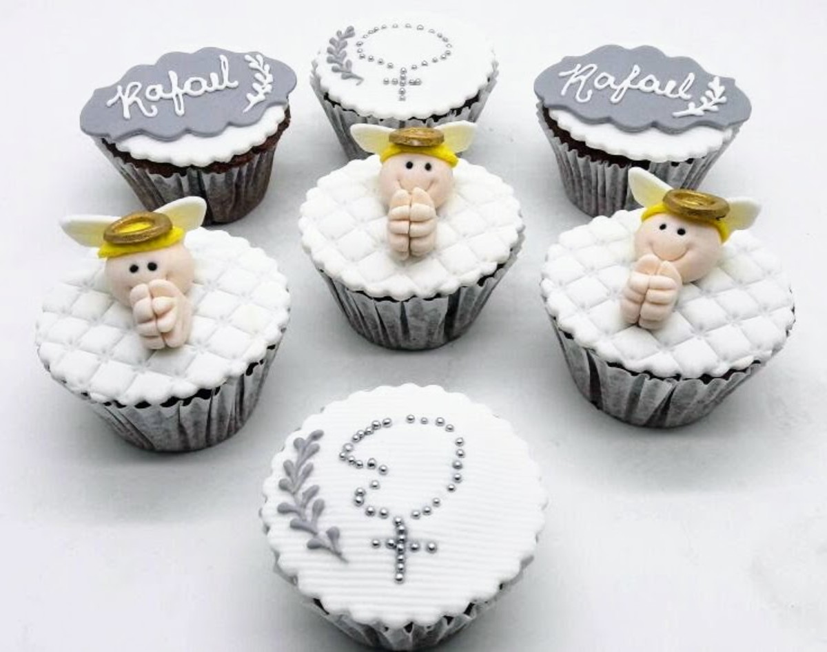 Cupcake Para Batizado Personalizado