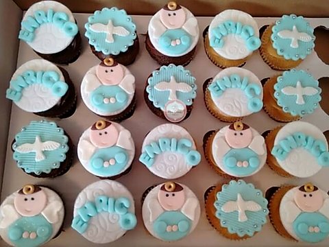 Cupcake Para Batizado Personalizado