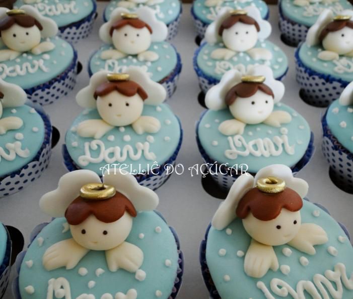 Cupcake Para Batizado Personalizado