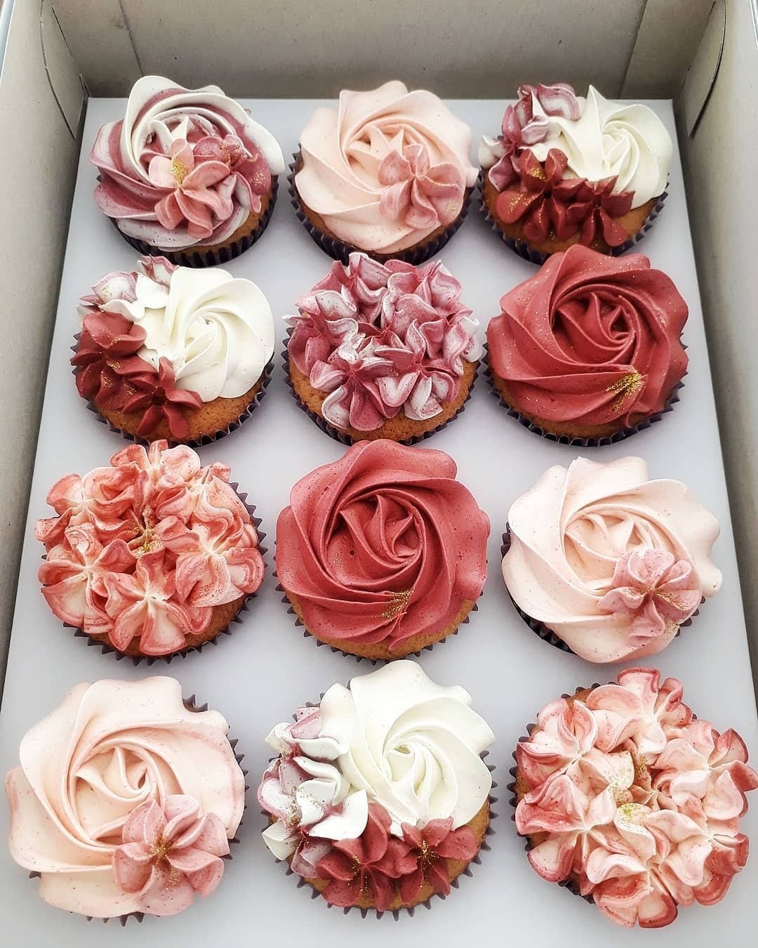 cupcake para casamento Com Chantilly