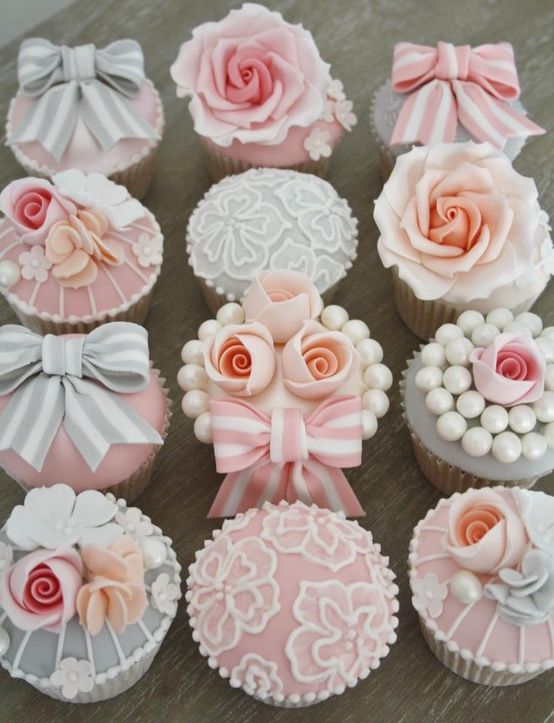 cupcake para casamento Pasta Americana