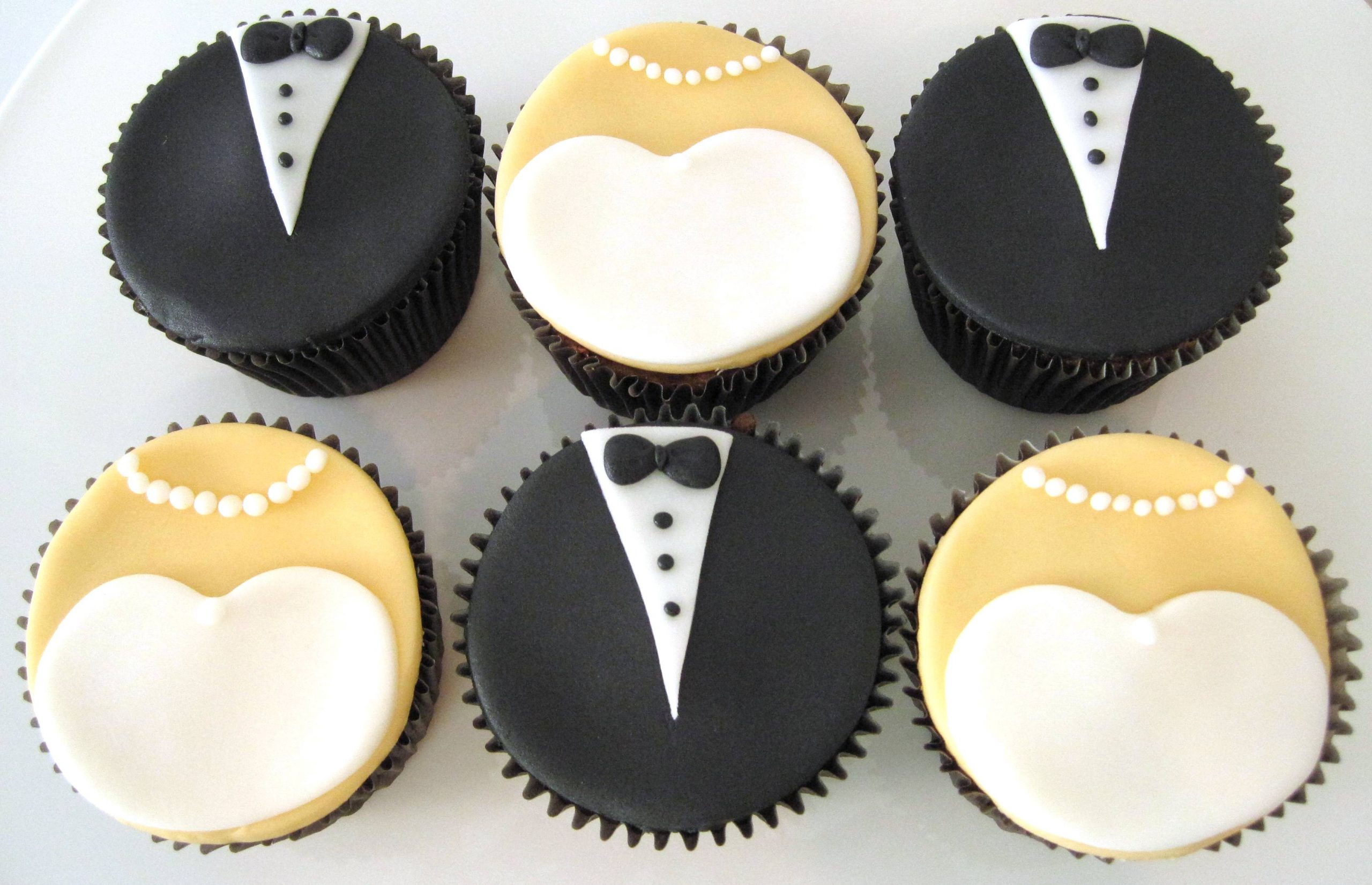 cupcake para casamento Pasta Americana