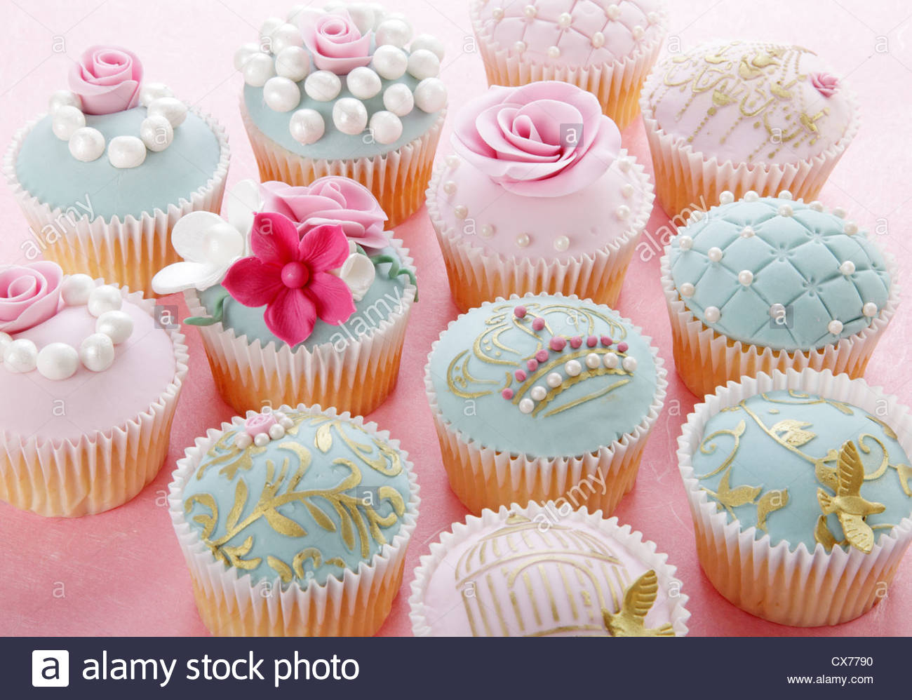 cupcake para casamento Pasta Americana