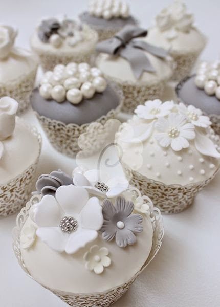 cupcake para casamento Pasta Americana