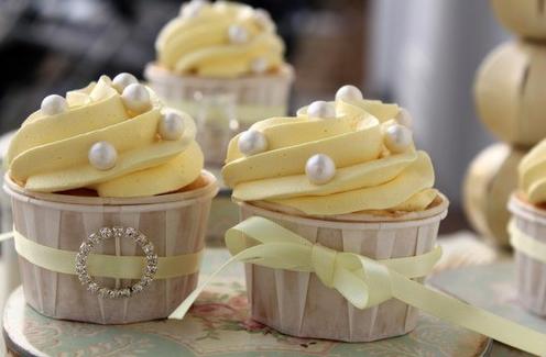 cupcake para casamento Simples