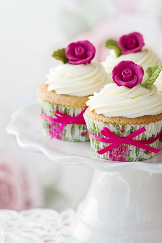 cupcake para casamento Simples