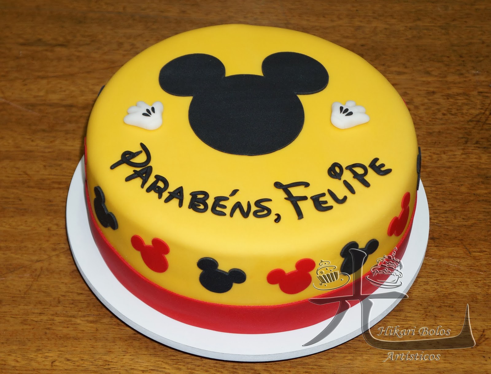  Bolo Personalizado Do Mickey