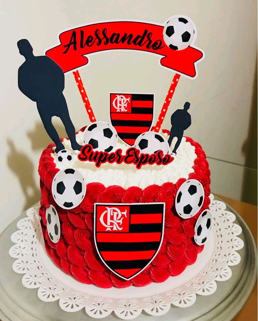  Bolo Personalizado Flamengo