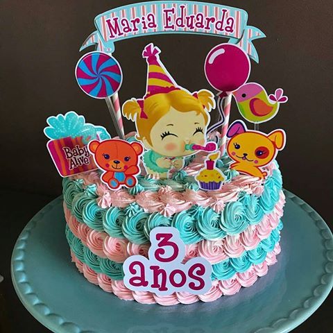  Bolo Personalizado Infantil