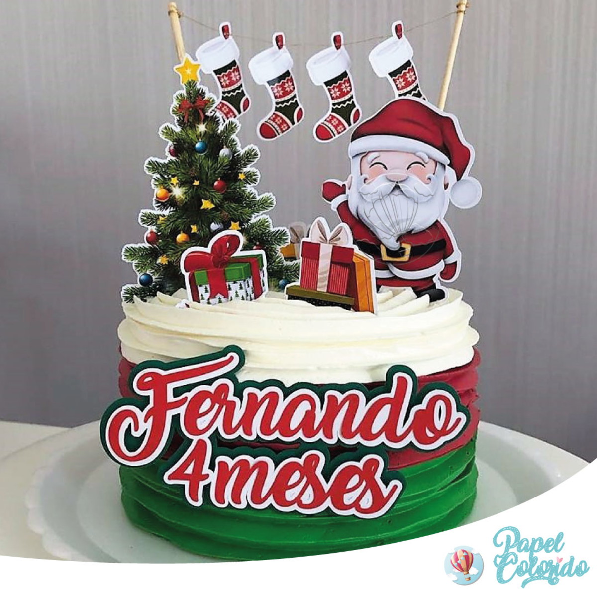  Bolo Personalizado Natal