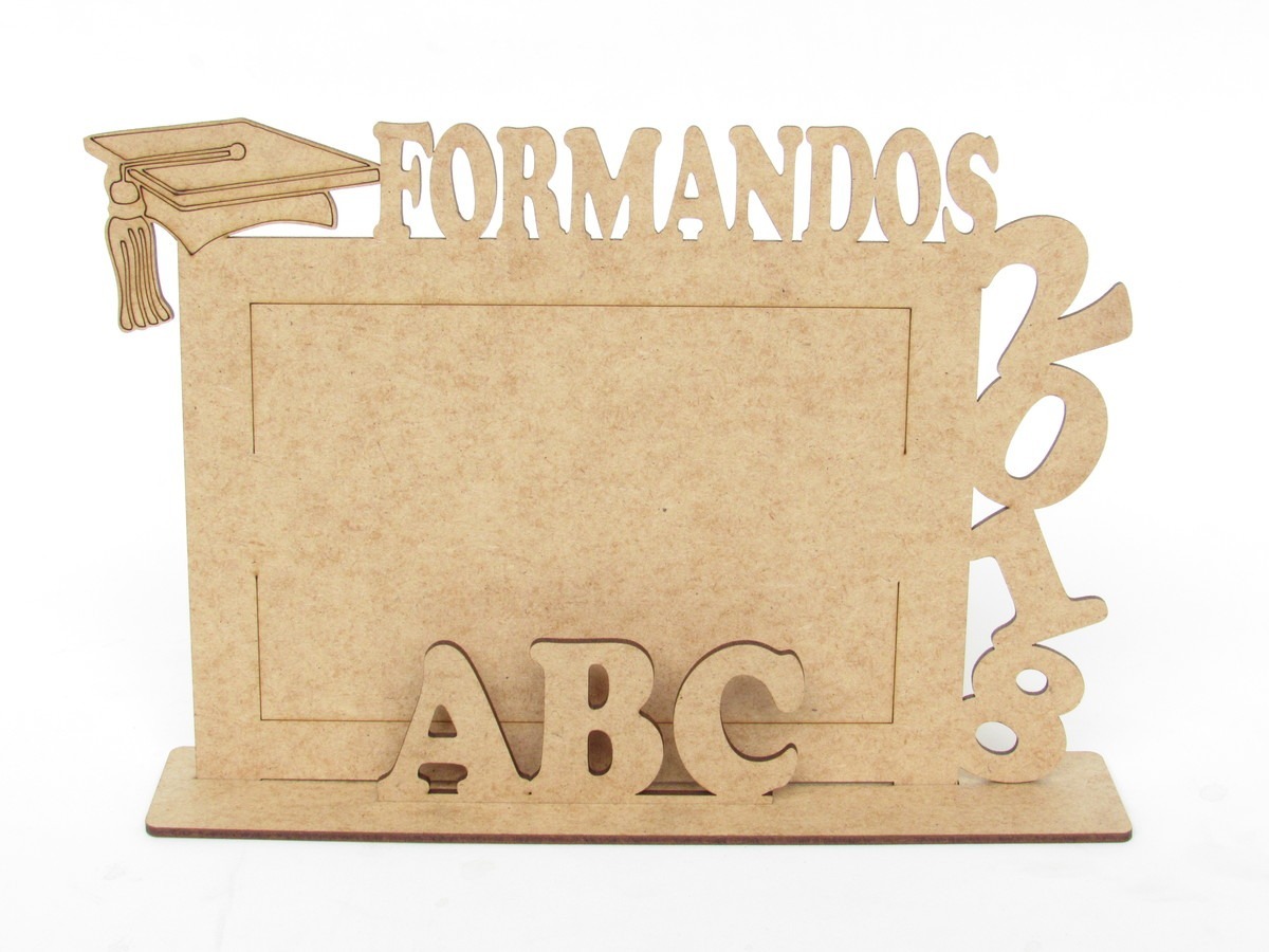 Lembrancinha em MDF Formatura do ABC