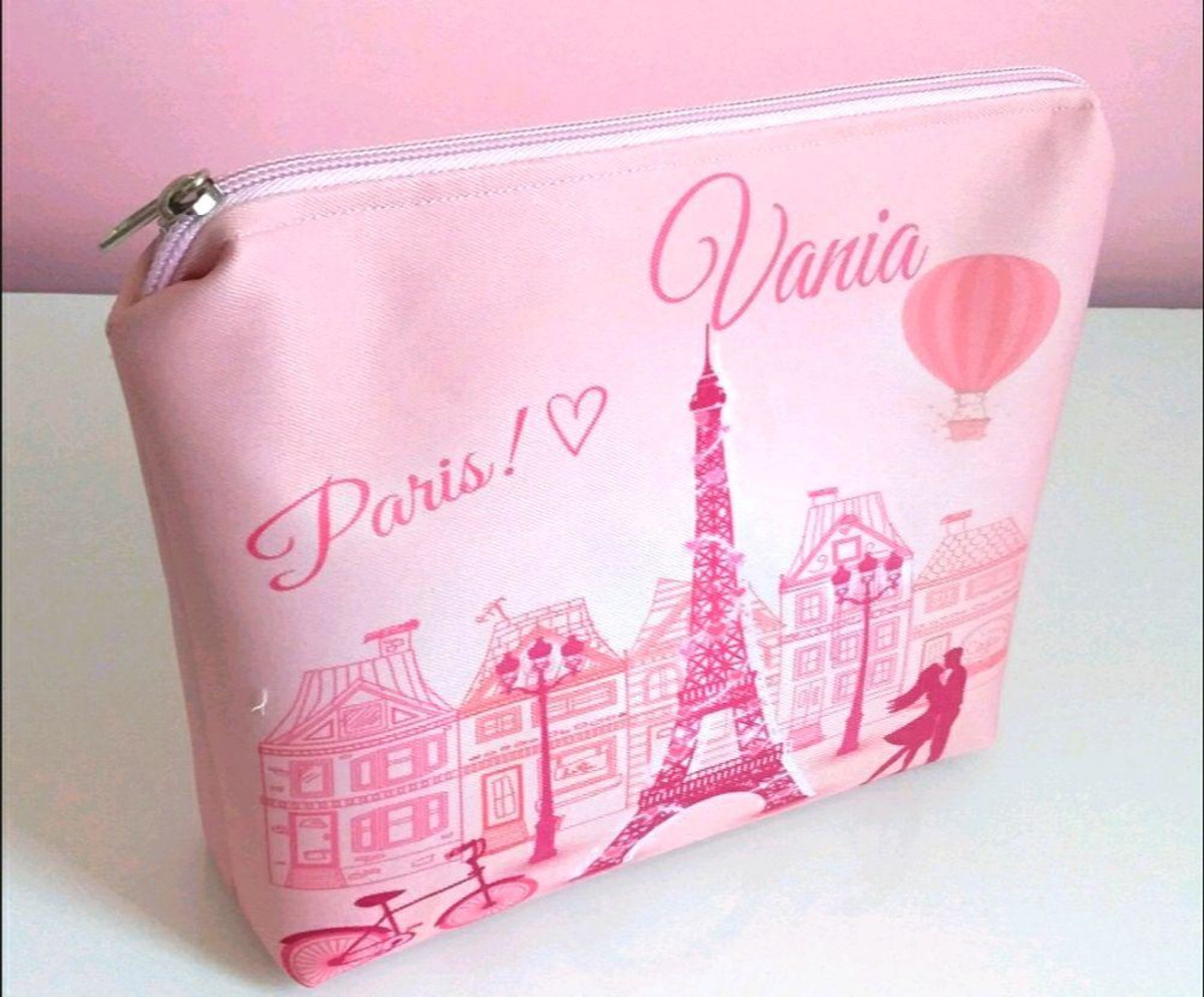 Lembrancinha Tema Paris Necessaire