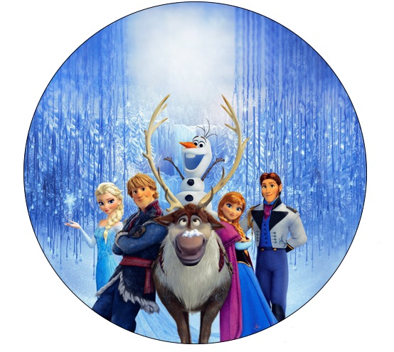 Adesivo Para Lembrancinha Frozen