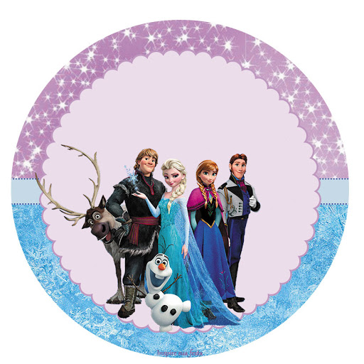 Adesivo Para Lembrancinha Frozen